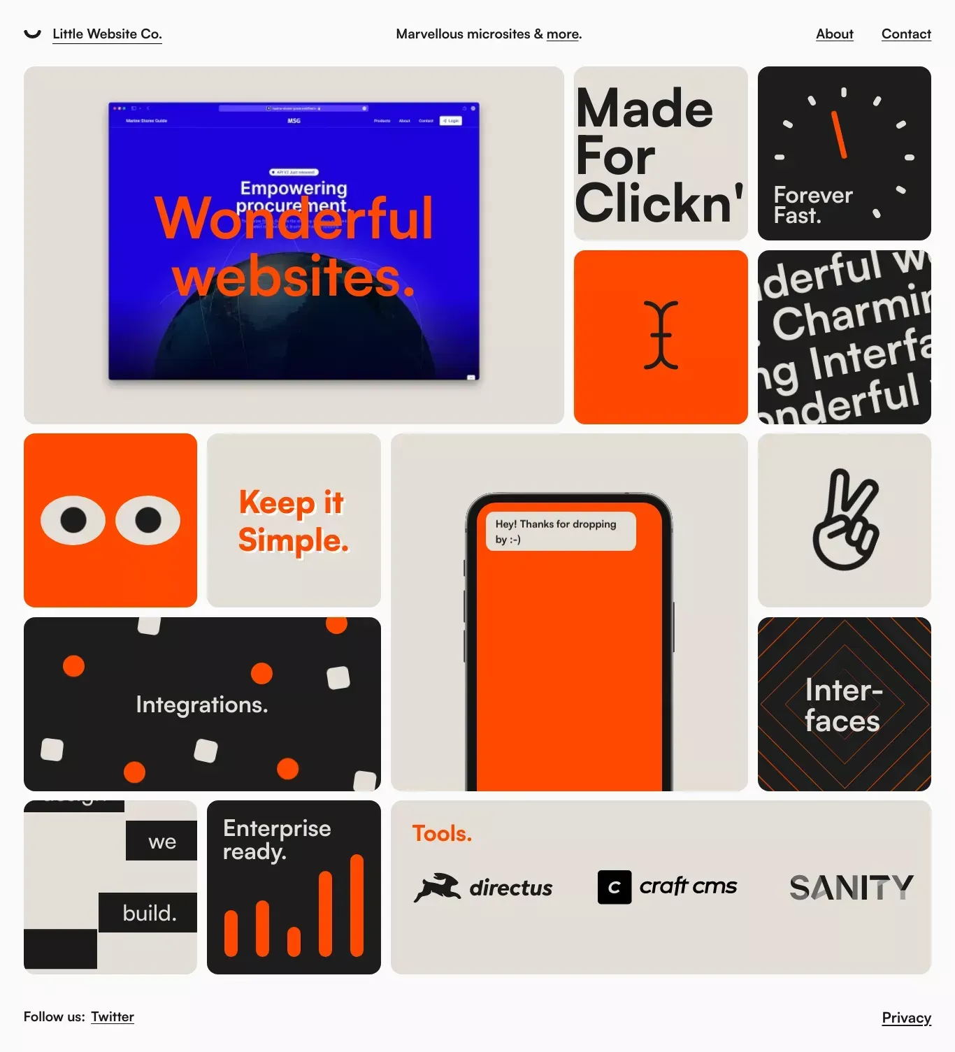 Little Website co. - Portfolio design