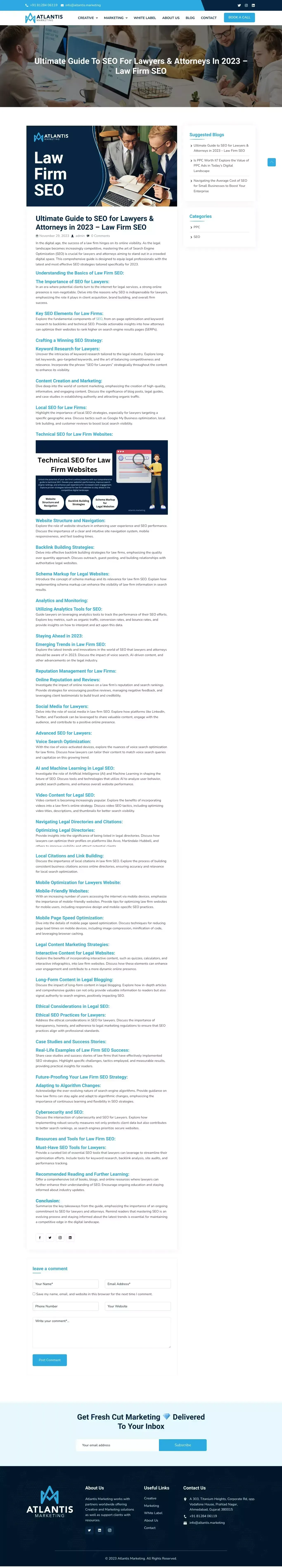 Ultimate Guide to SEO for Lawyers & Attorneys in 2023 - Law Firm SEO - website design