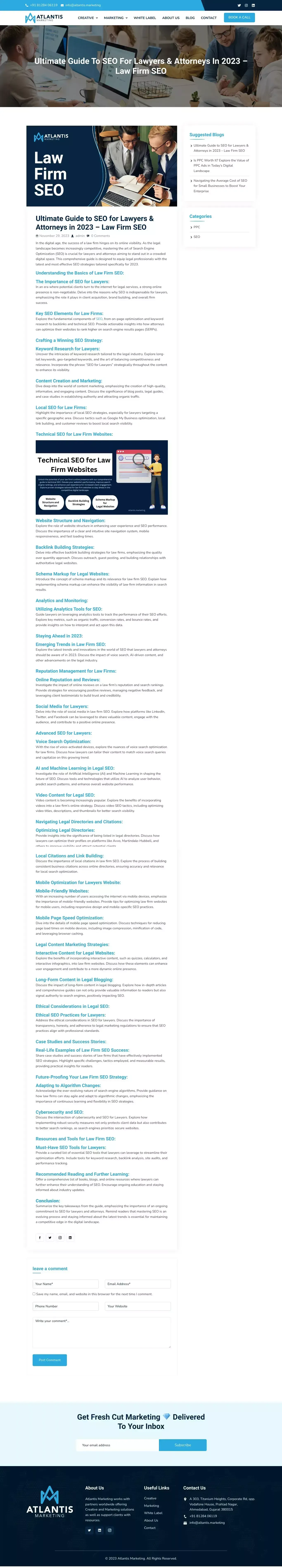 Ultimate Guide to SEO for Lawyers & Attorneys in 2023 - Law Firm SEO - Other design