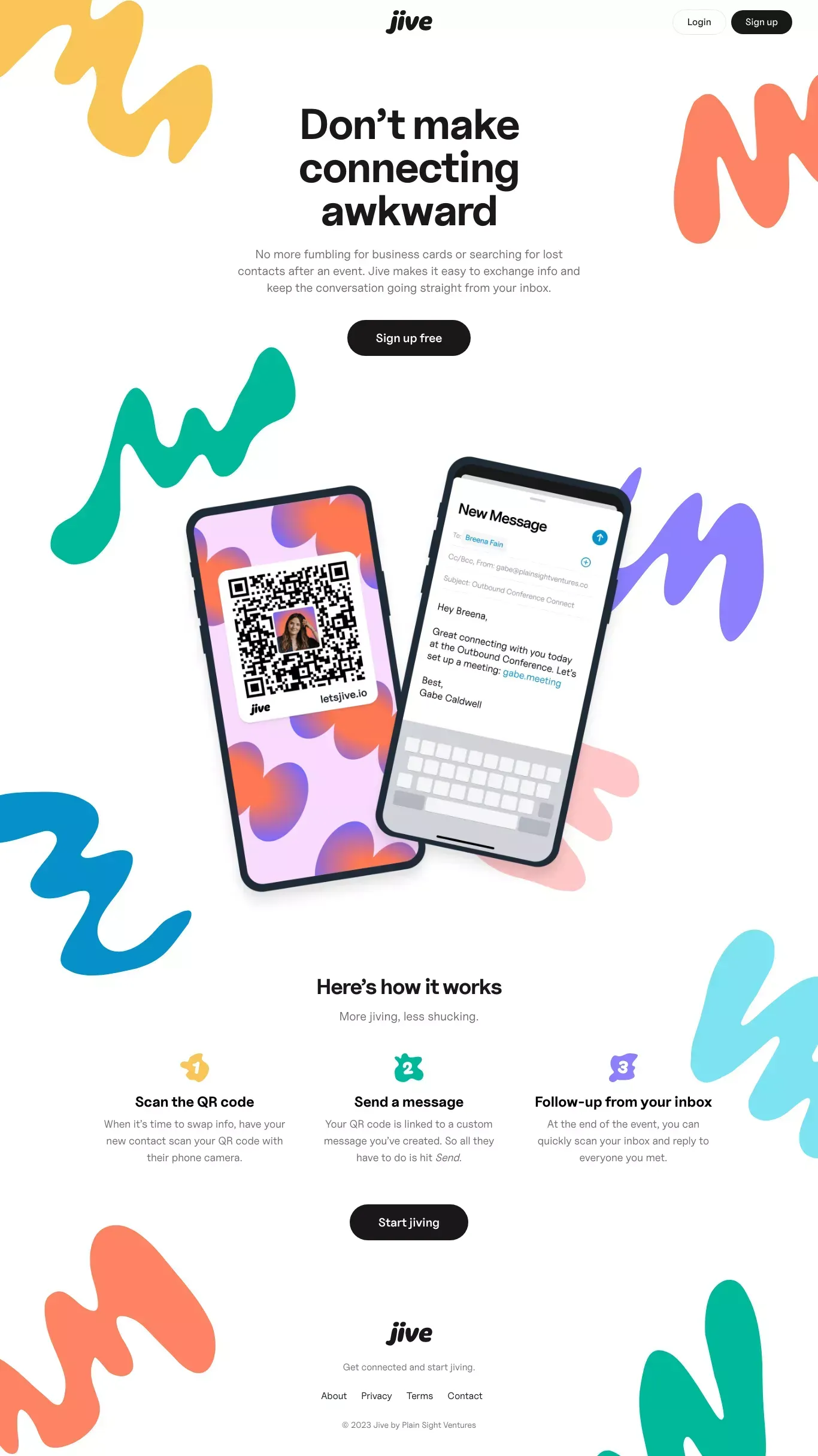 Let's Jive | Jive - Landing design