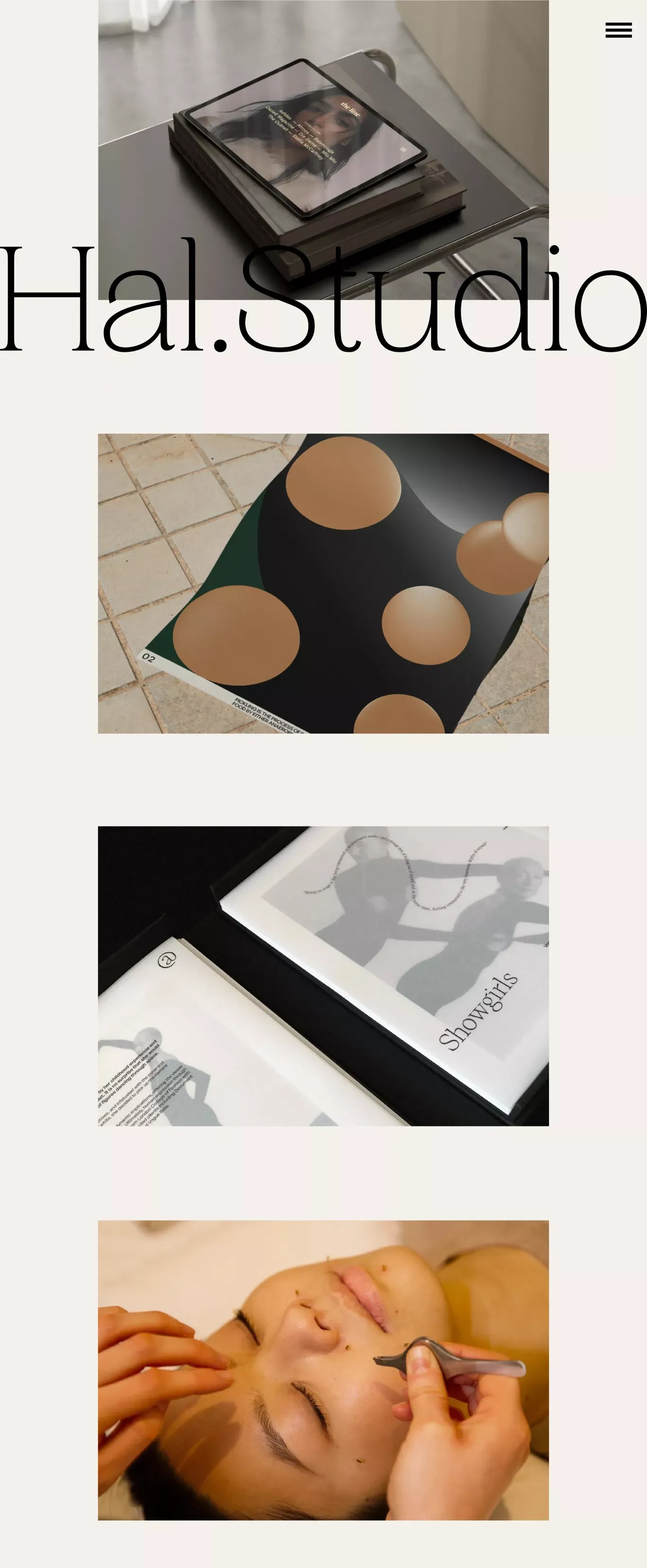 Hal.Studio - Graphic design and branding studio - Portfolio design