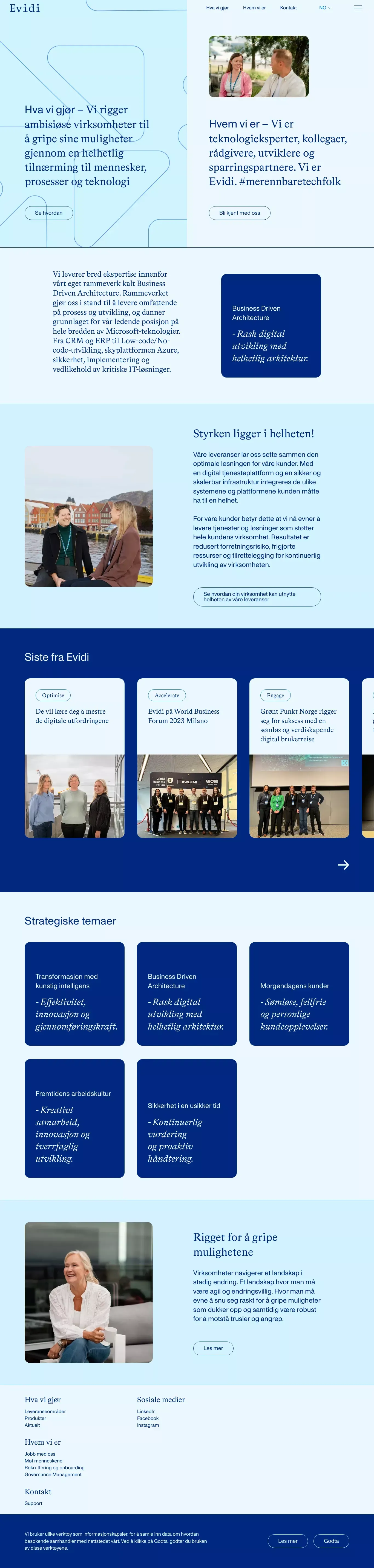 Evidi | Evidi | Business, technology, culture - Portfolio design