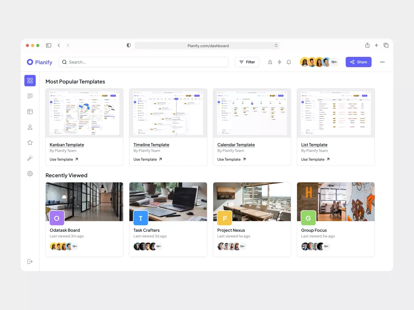 Planify - Home Menu by Cansaas on Dribbble - Template design