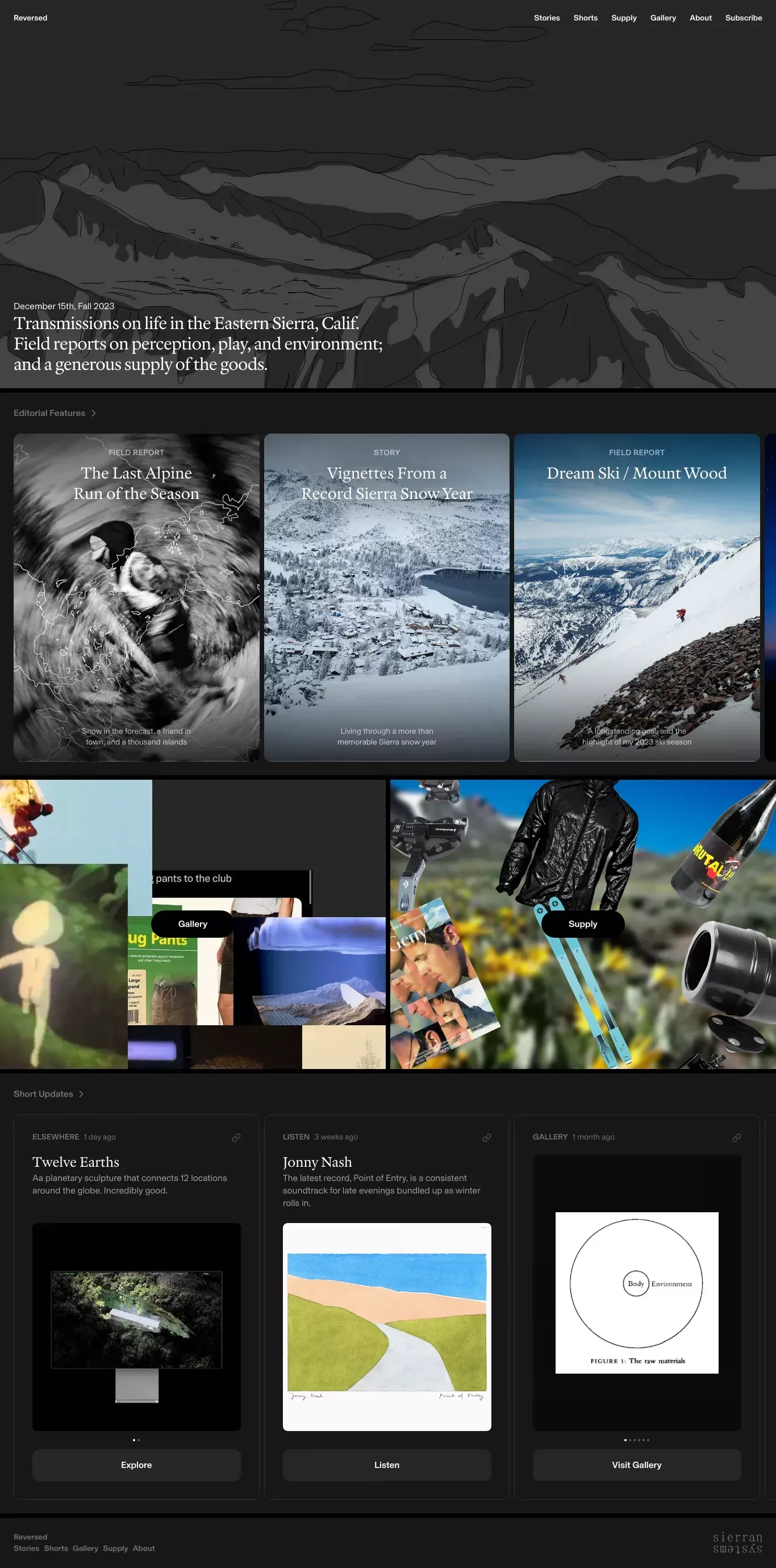 Reversed - Blog design
