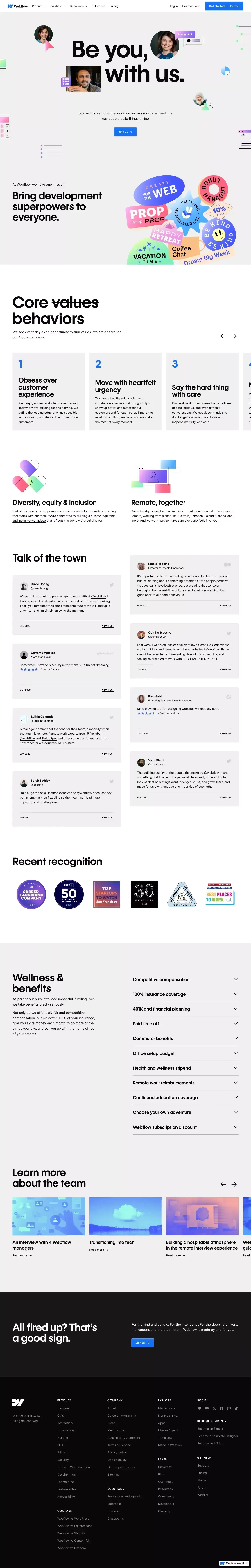 Careers | Webflow - Career design