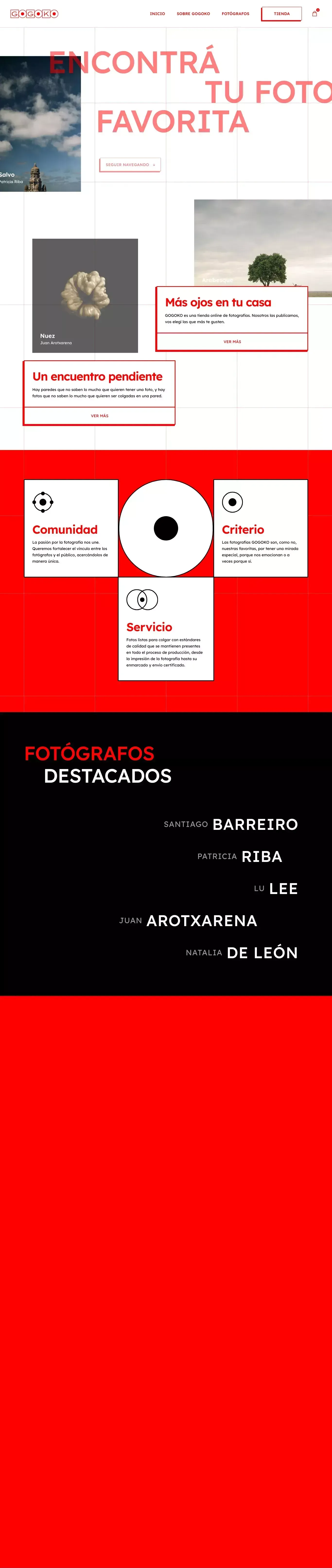 Gogoko - Ecommerce design
