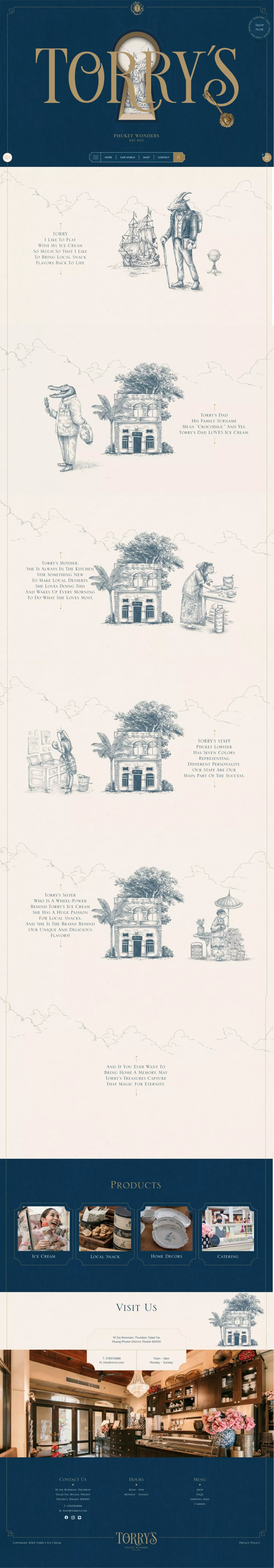 Torry's - Ecommerce design