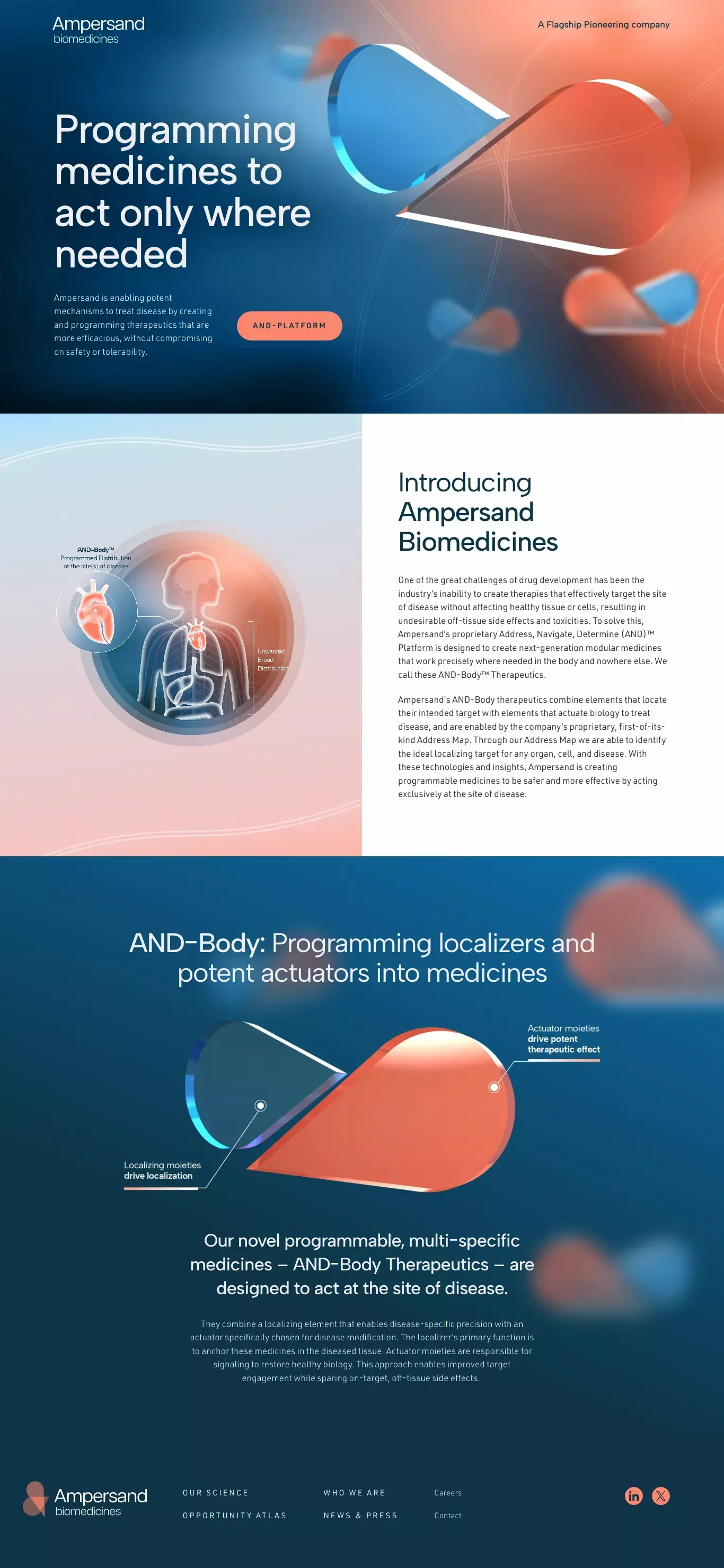 Home - Ampersand - Landing design