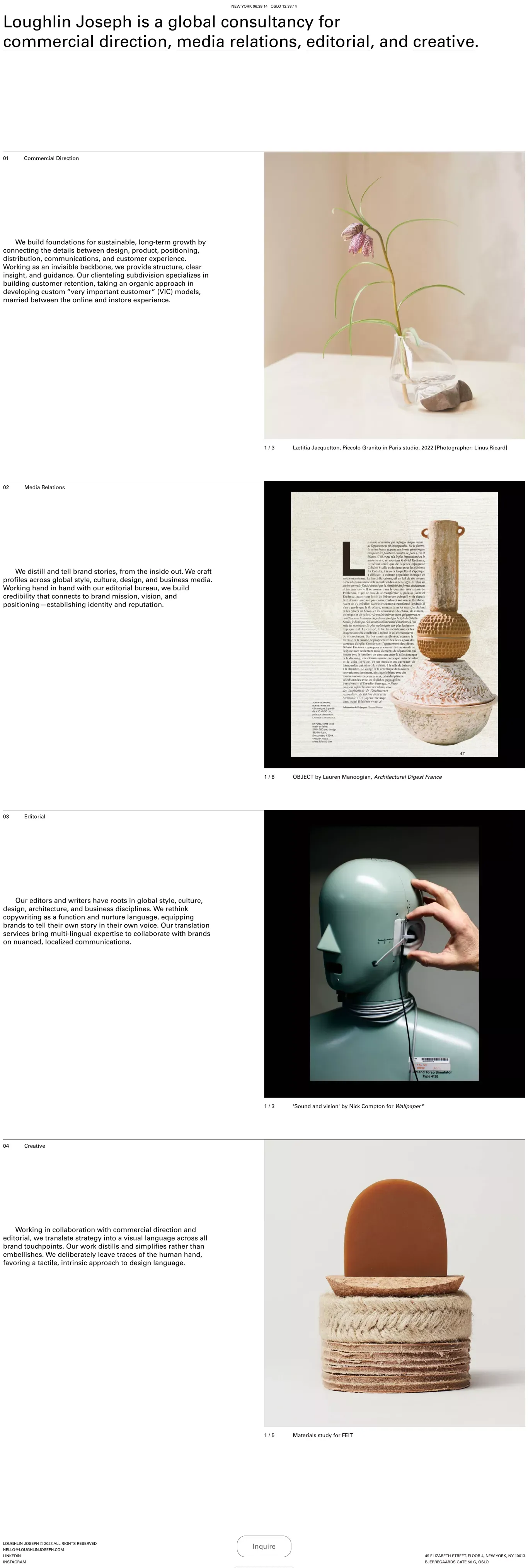 Loughlin Joseph - Portfolio design