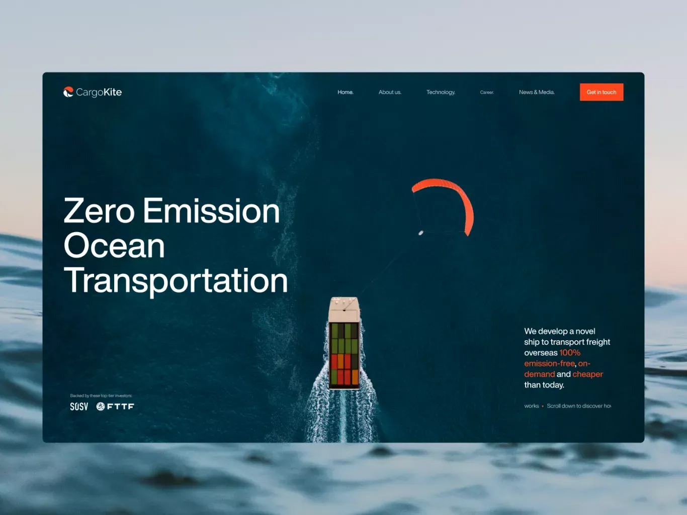 Cargokite - Landing design