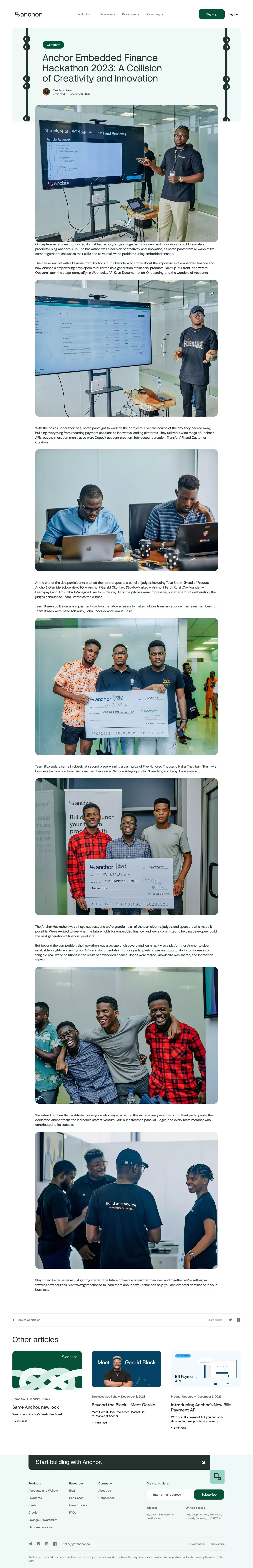 Open - Blog Post design