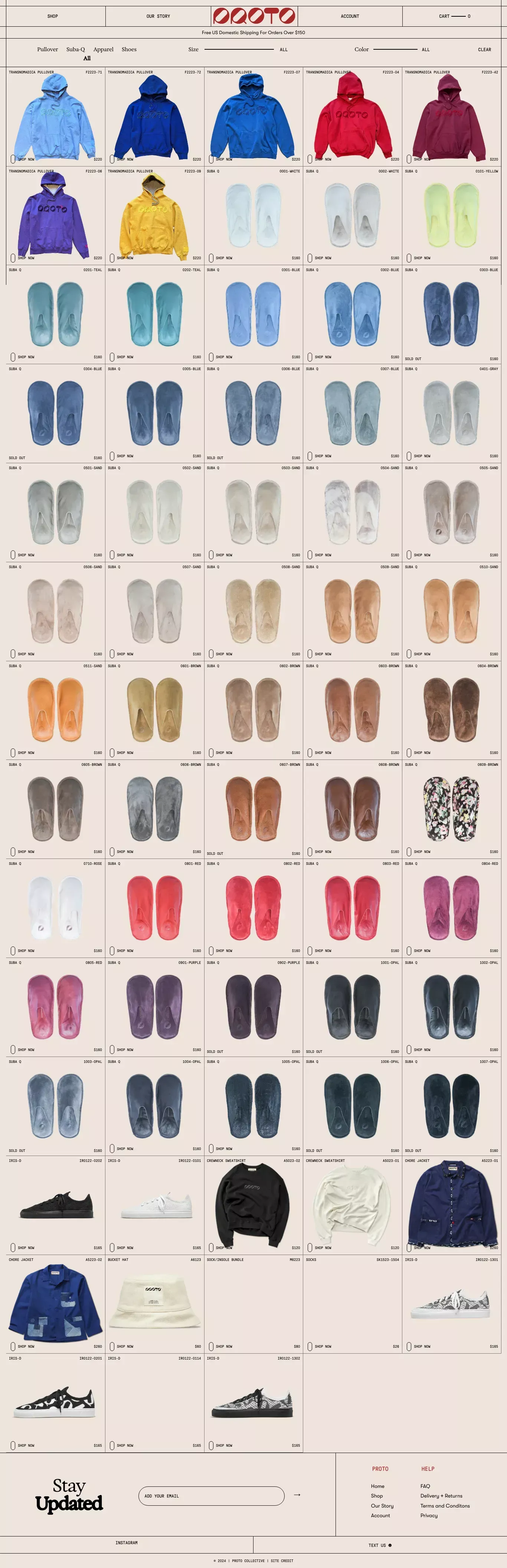 All - Product listing design