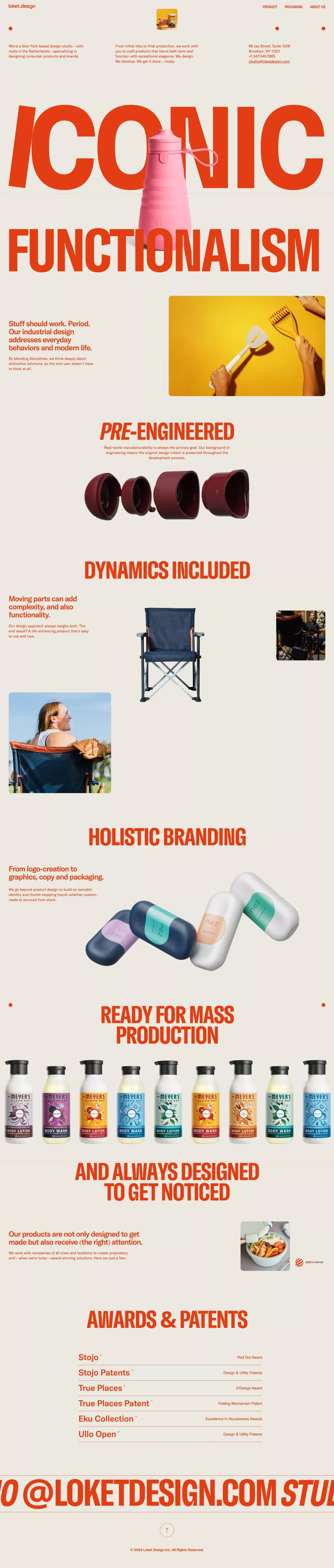 Loket Design - Portfolio design