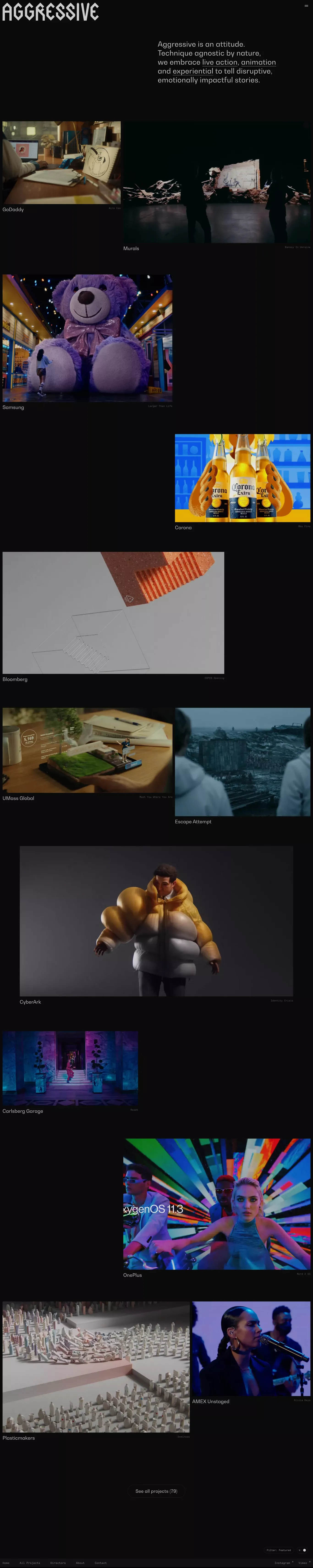 Aggressive - Portfolio design