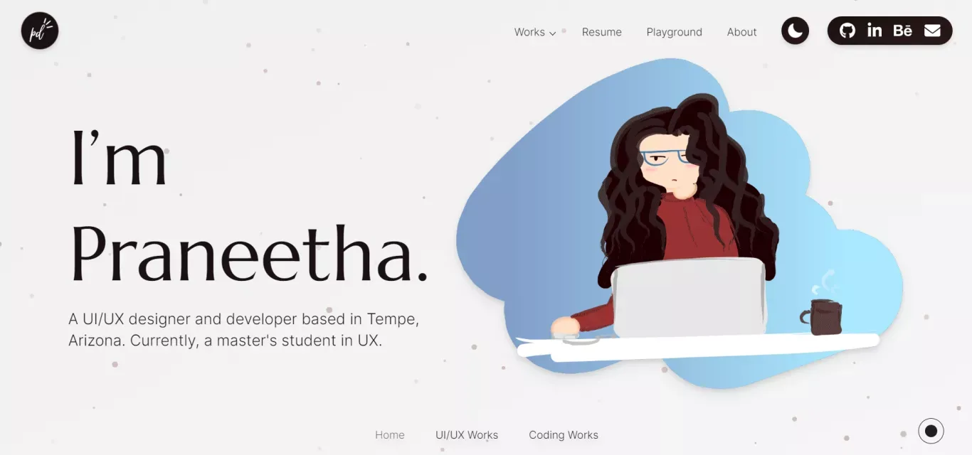 Praneetha Doddi's Portfolio - Portfolio design
