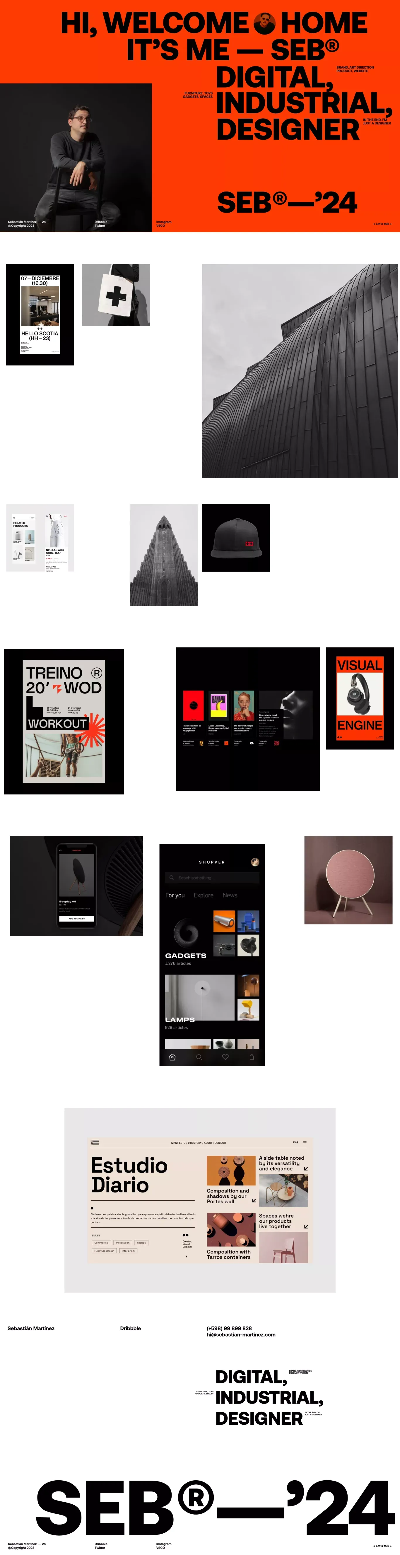 Sebastian Martinez - Designer - Portfolio design