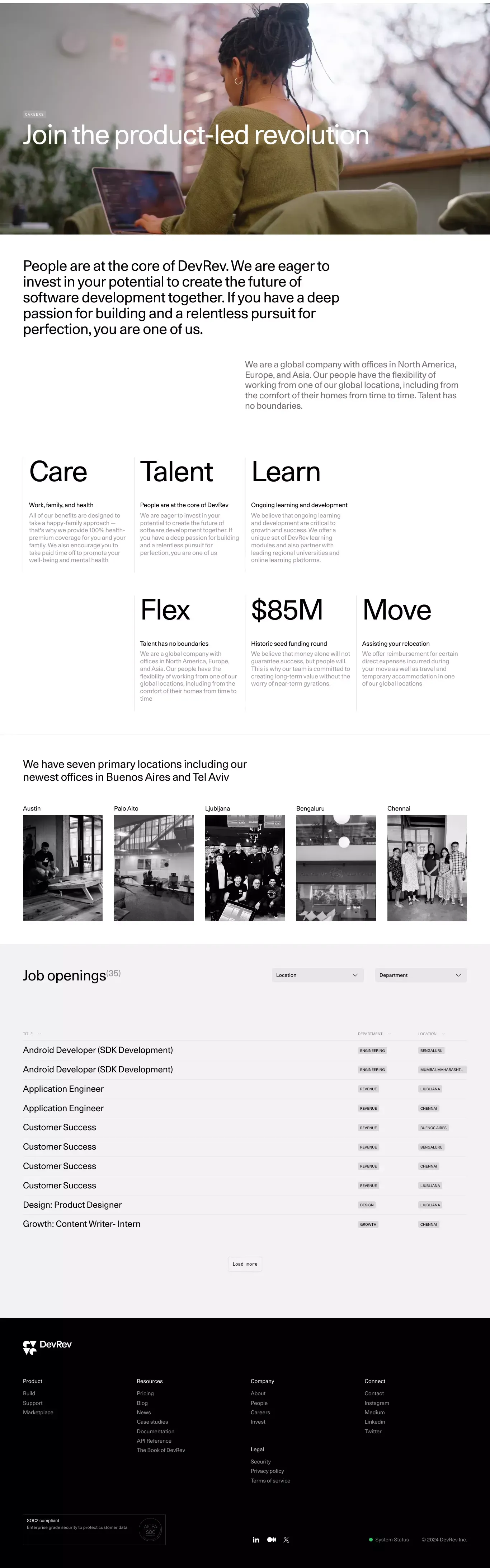 DevRev - Join the product-led revolution - Career design