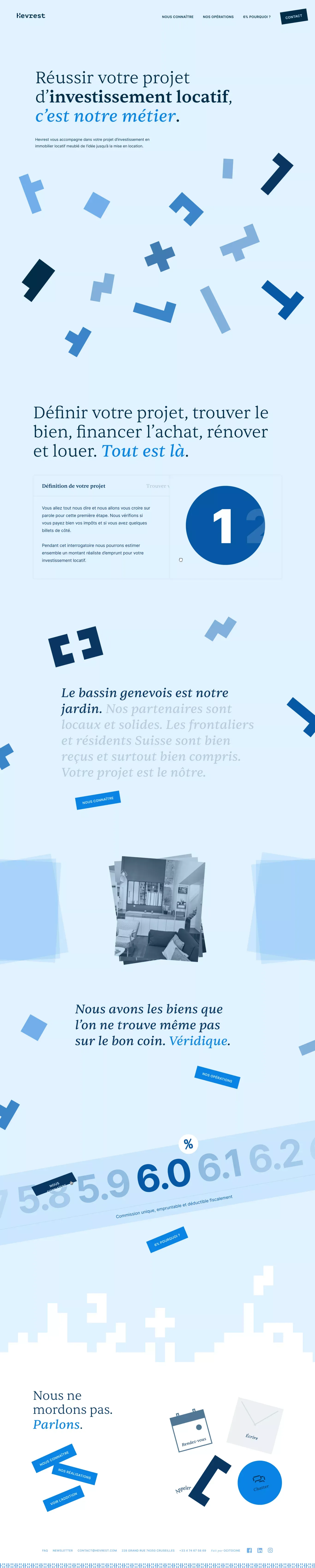 Hevrest - Votre investissement locatif clé en main | Hevrest - Landing design