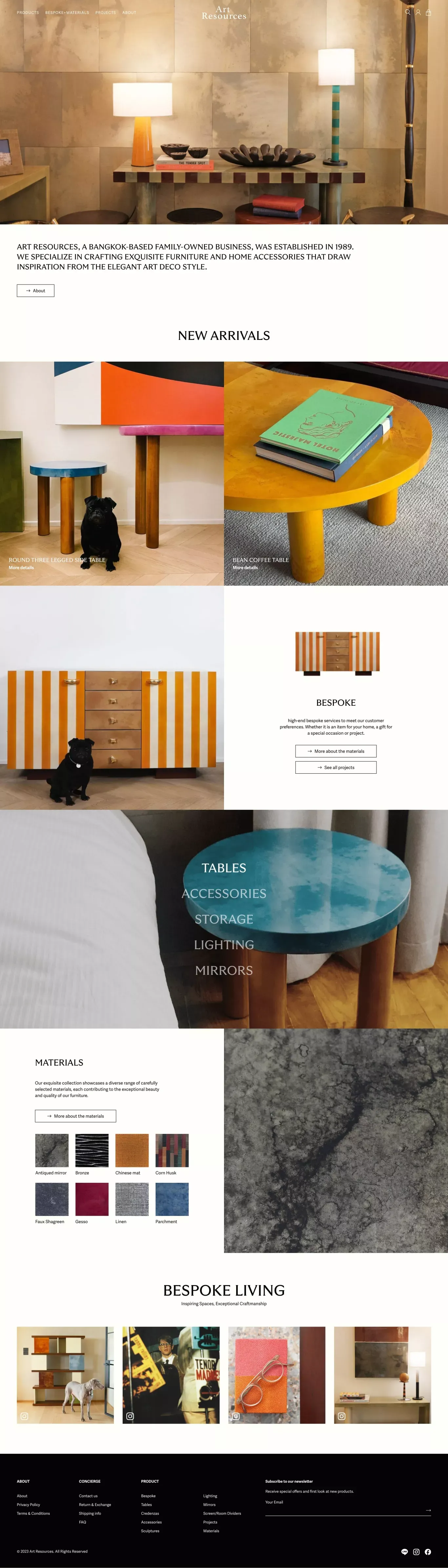 Home - Art Resources - Ecommerce design
