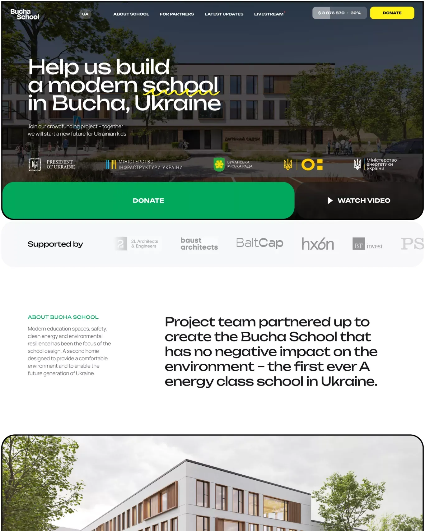 Bucha-school - Product page design