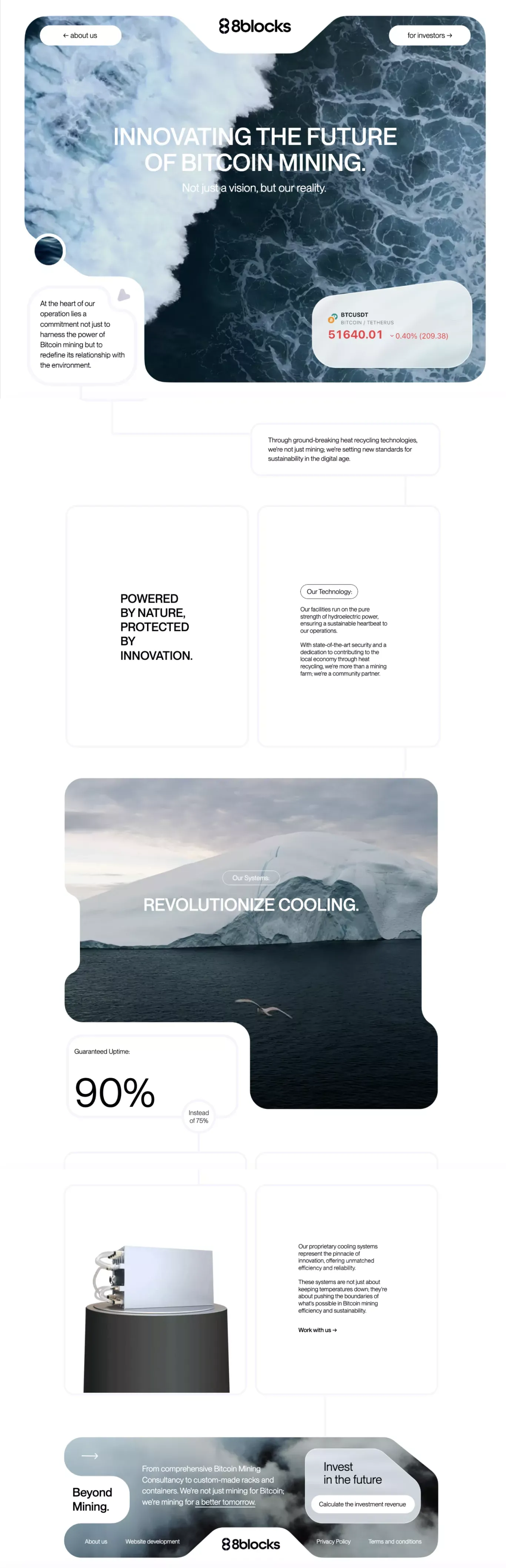 8blocks | Bitcoin Mining Company | Innovating the future - Other design