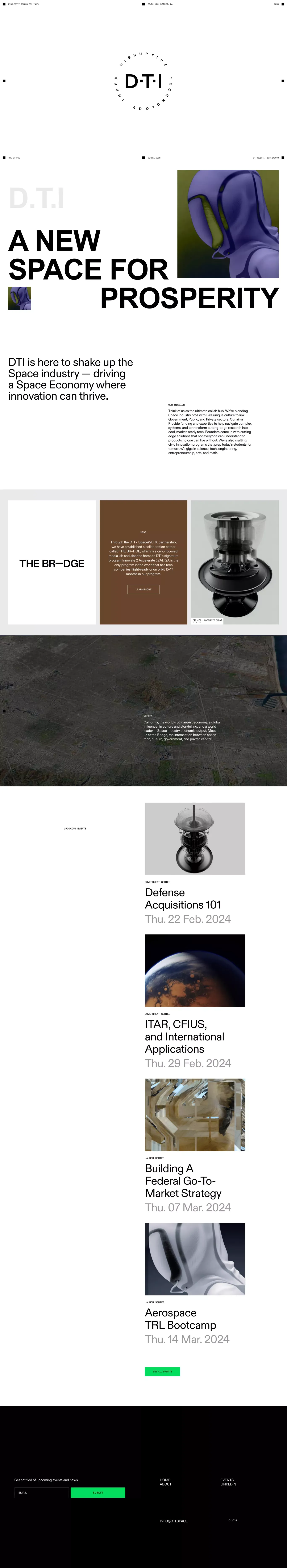 Disruptive Technology Index | Los Angeles, CA - Portfolio design