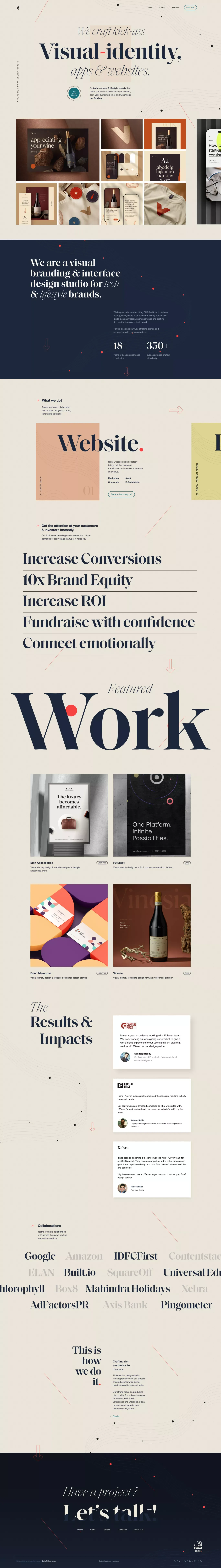 17Seven - Portfolio design