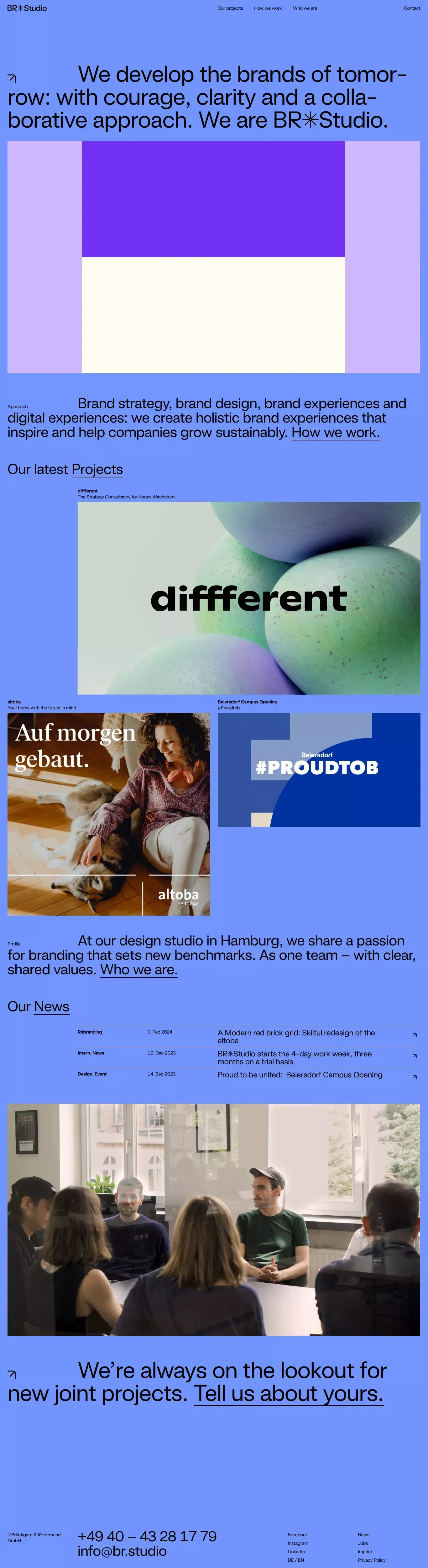 BR Studio - Portfolio design