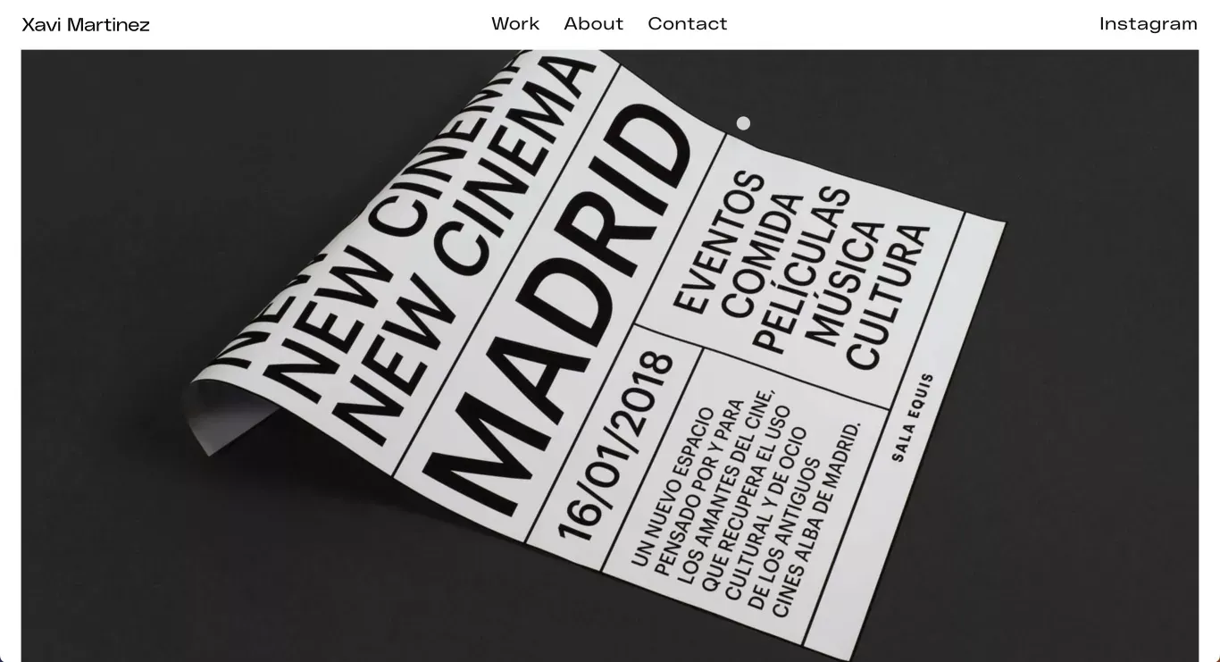 Xavi Martinez – Graphic Designer – hello@xavimartinez.eu - Portfolio design
