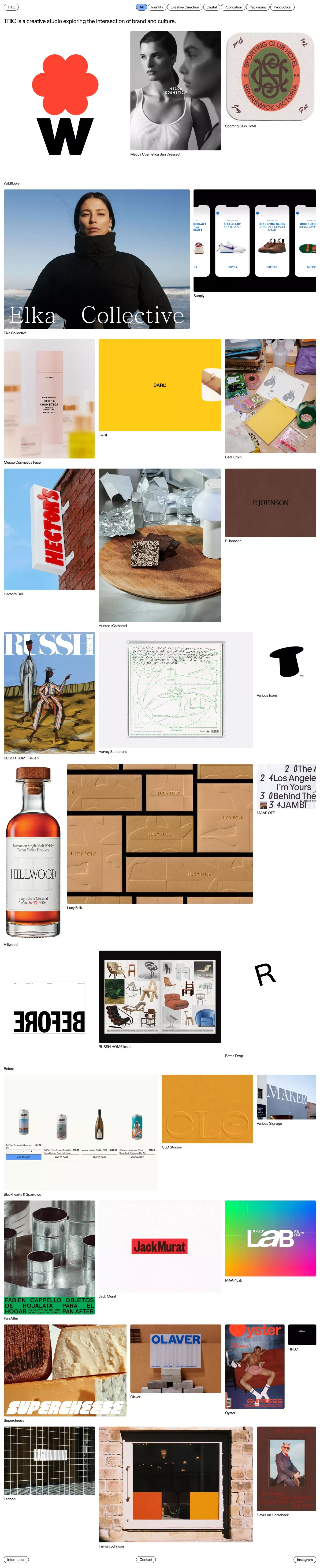 TRiC - Portfolio design