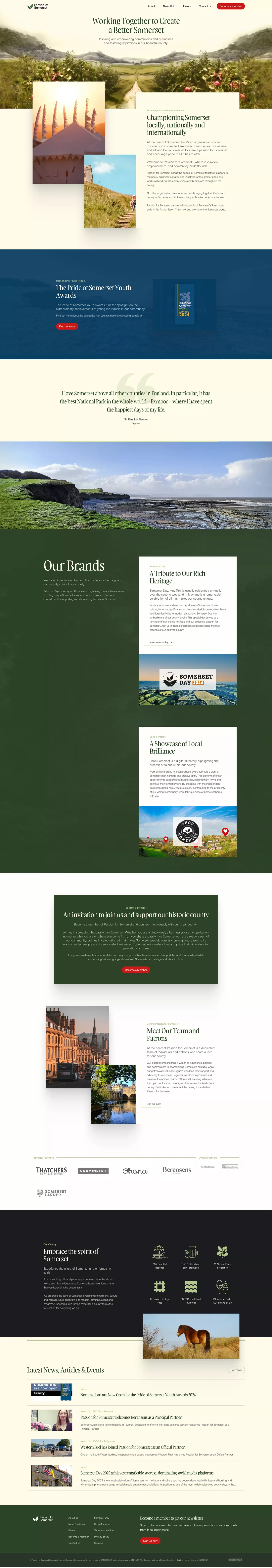 Working together for a better Somerset | Passion for Somerset - Other design