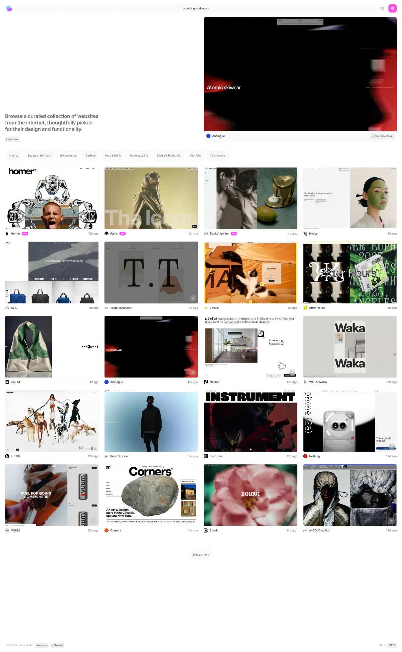 Browsing Mode - Other design