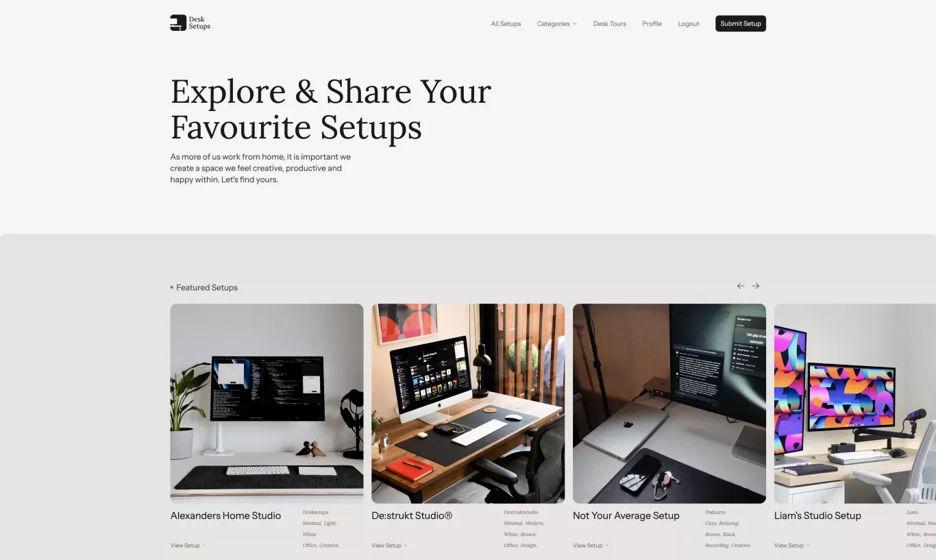 DeskSetups - Your source of desk setup inspiration - Other design