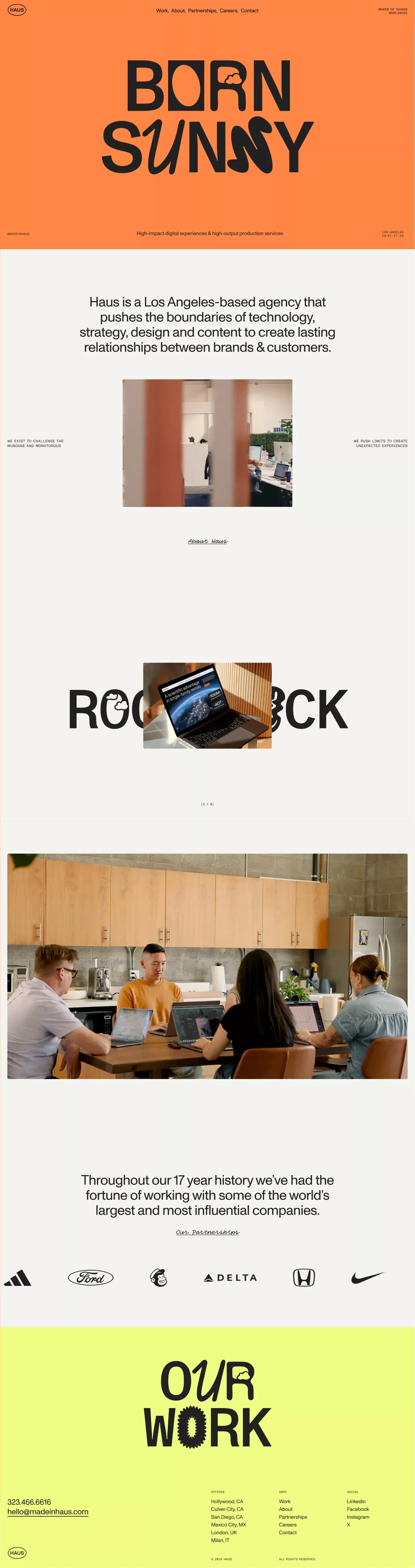 Haus | Maker of Things for Screens - Portfolio design