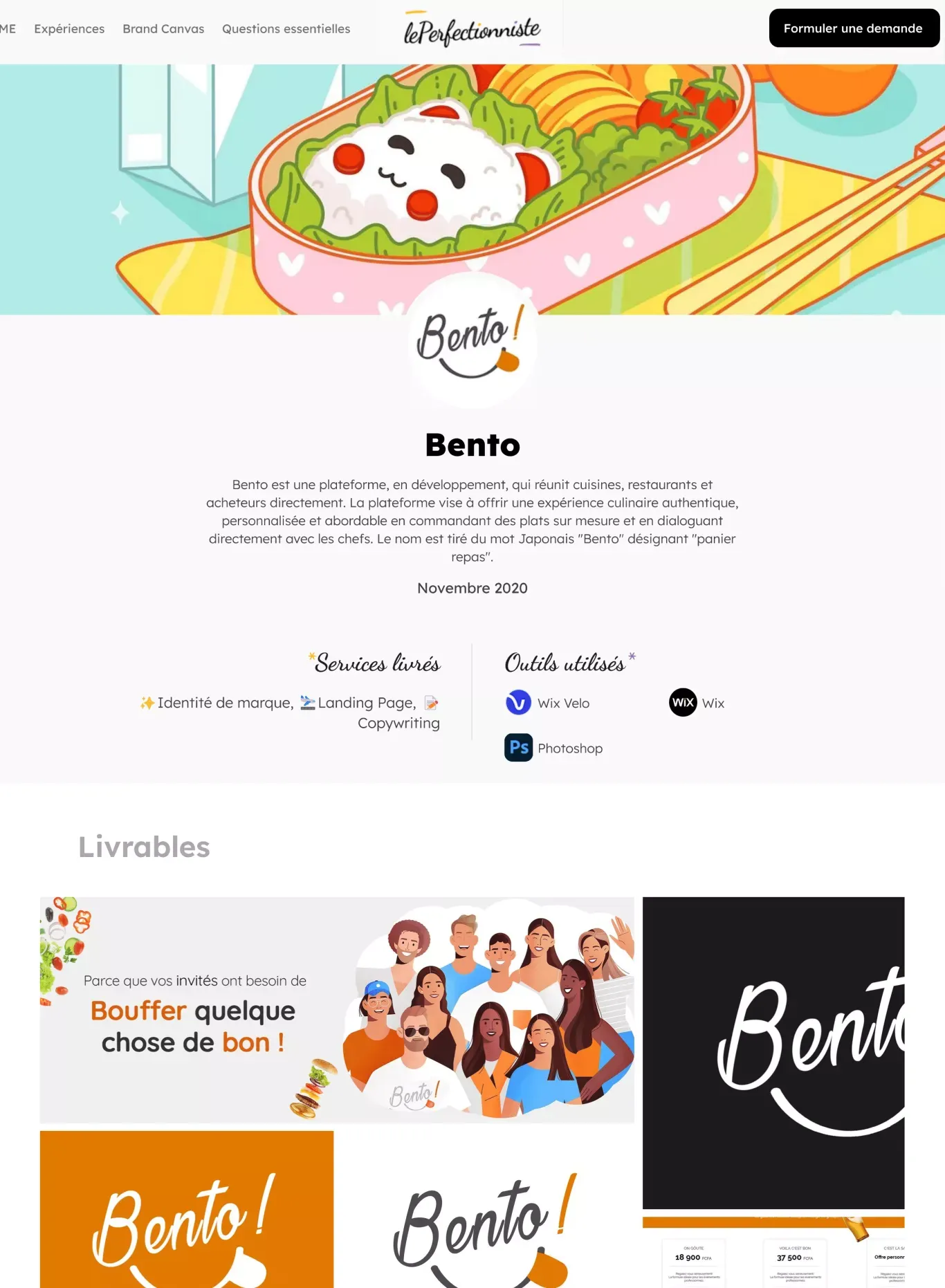 Home | Le Perfectionniste - Portfolio design