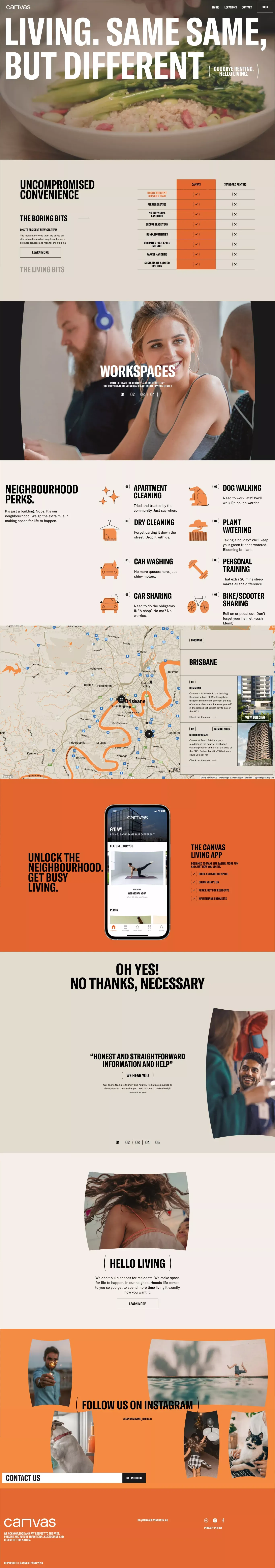 Canvas - Landing design