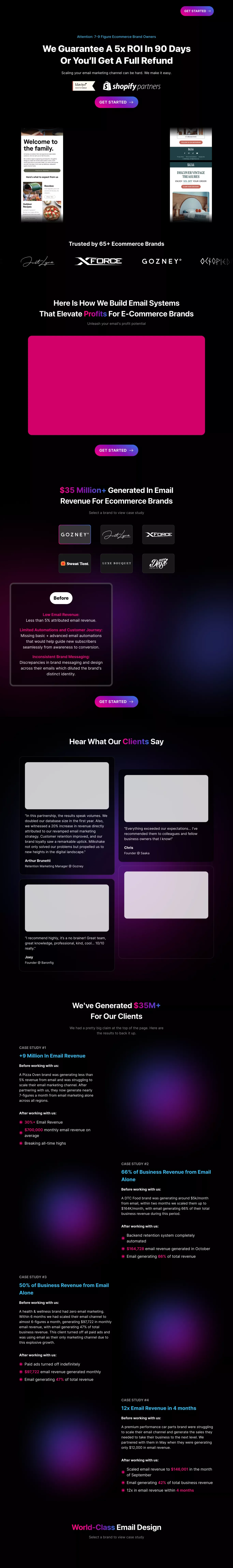 Milkshake Media - Portfolio design