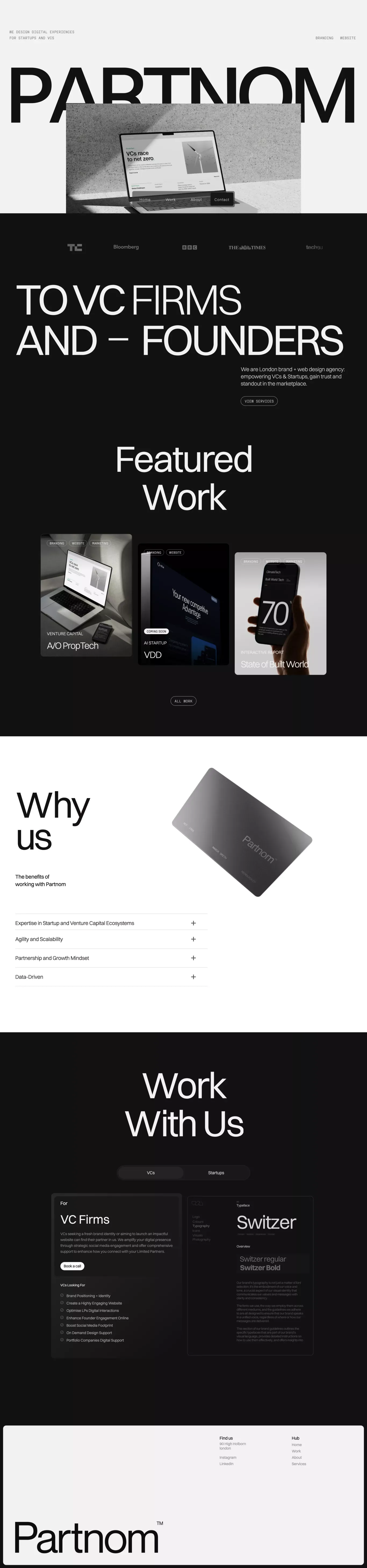 London-based Branding & Web Design Agency | Partnom Creative - Portfolio design