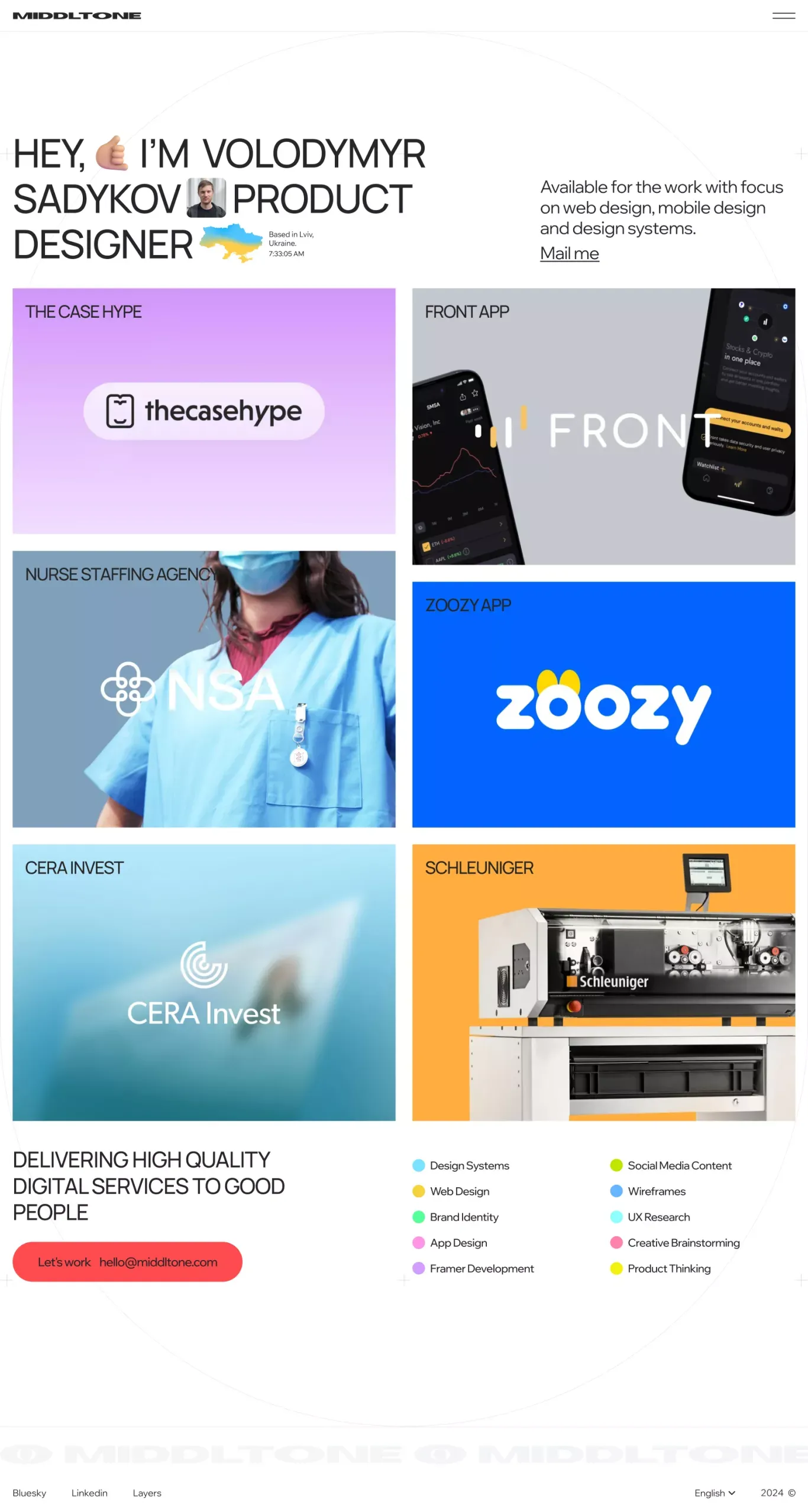 Product Designer available for the work with focus on web design, mobile design and design systems. - Portfolio design