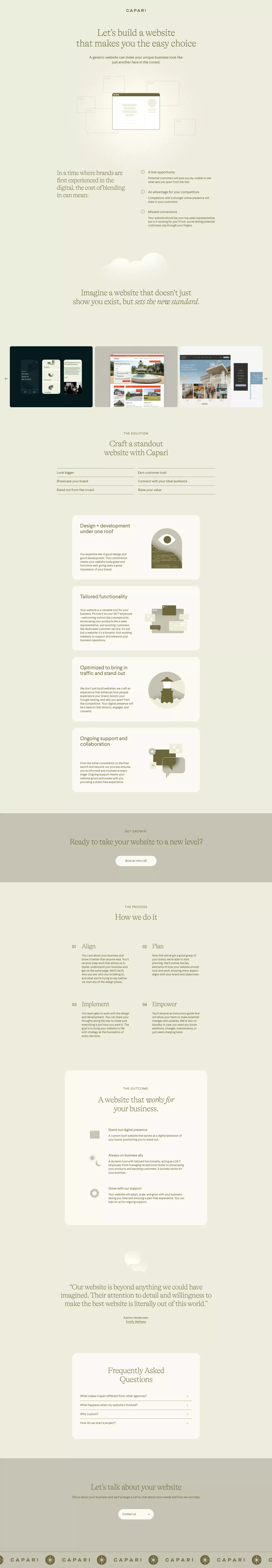 Websites that go beyond the ordinary. Based in Winkler, Manitoba. - Landing design