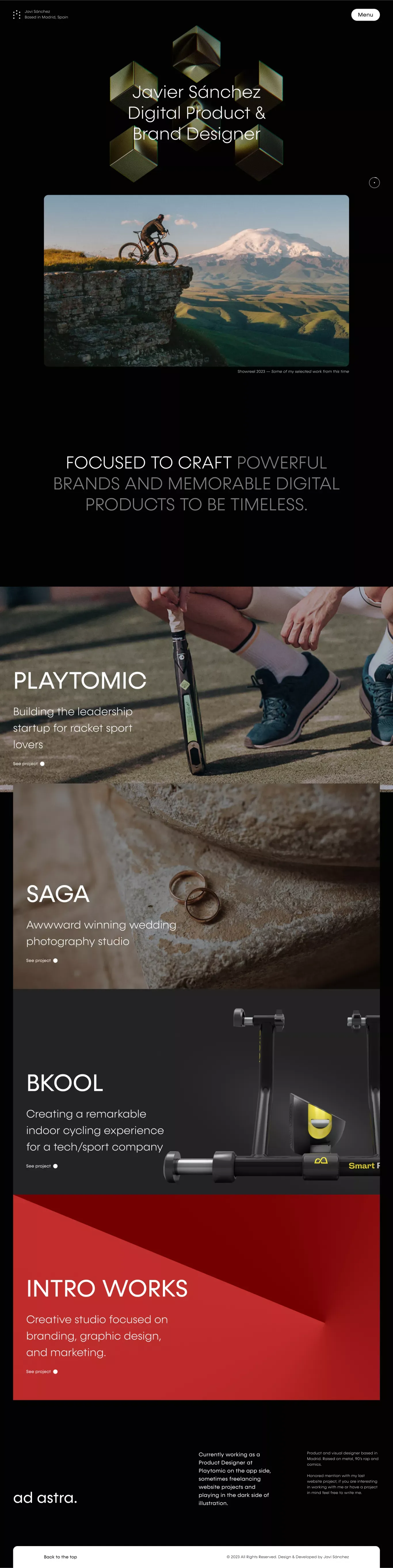 Javier Sánchez García  - Portfolio - Portfolio design