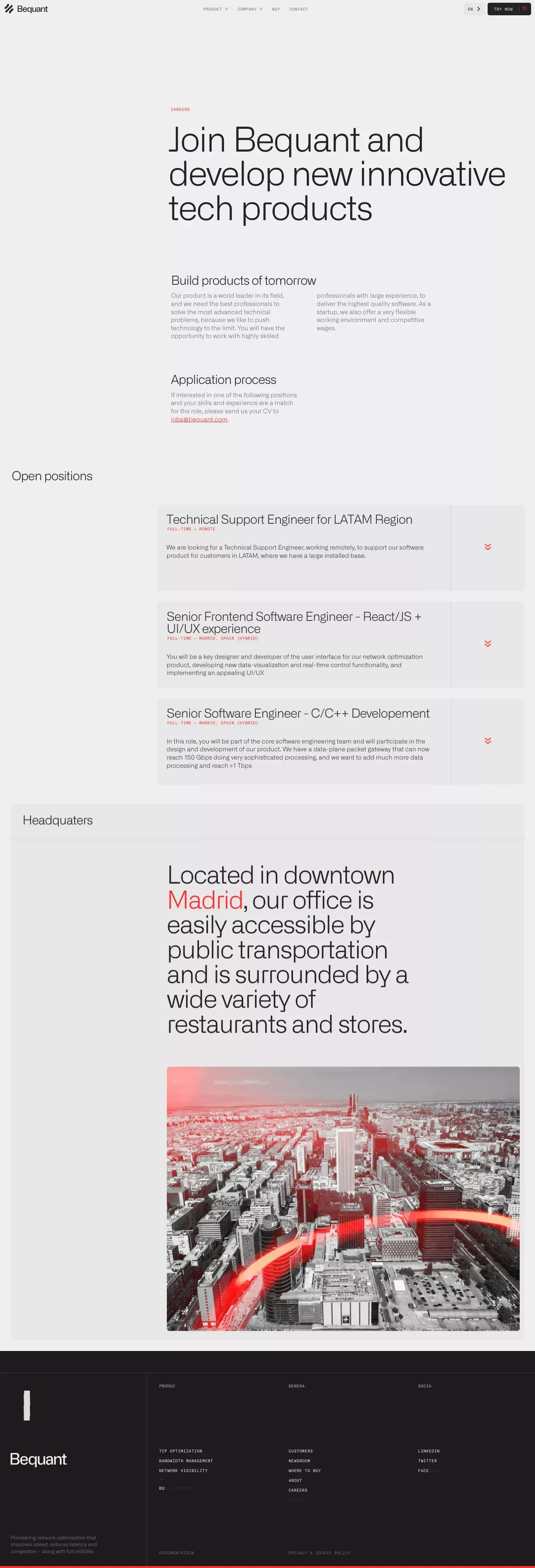 Bequant – Careers - Career design