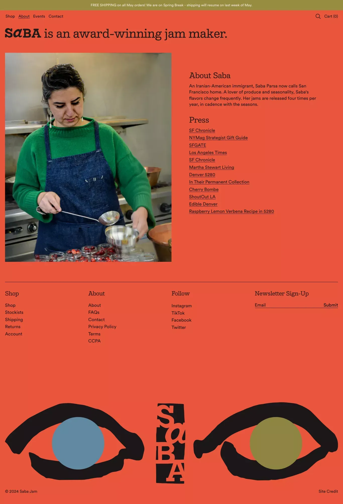 About – saba jam - About Us  design