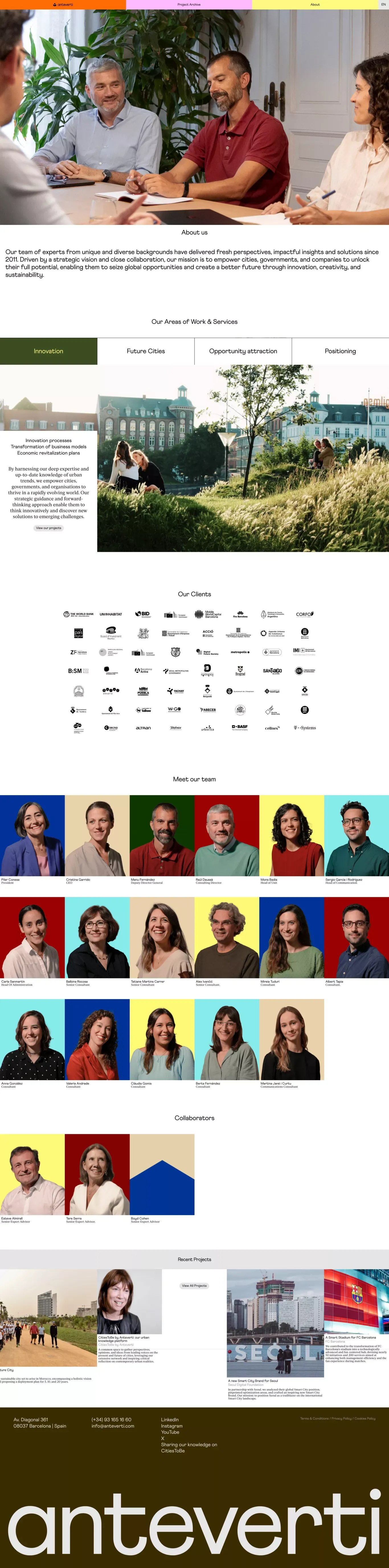 About - Anteverti - About Us  design