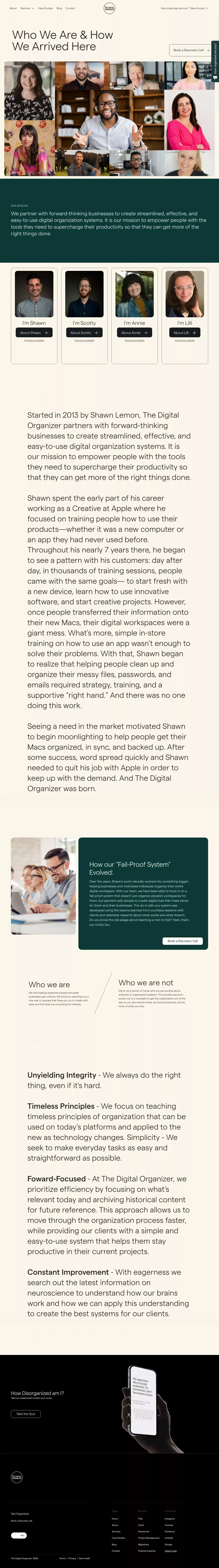 About | The Digital Organizer - About Us  design