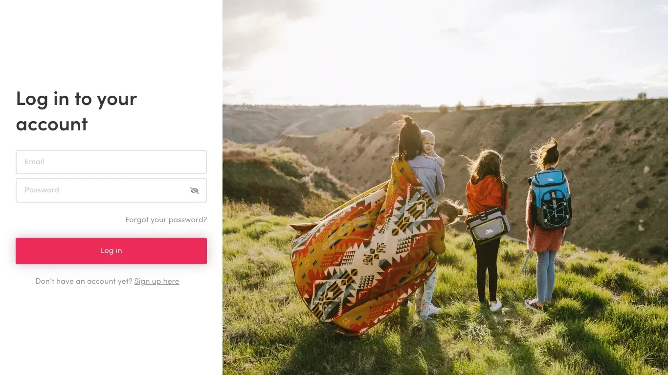 #paid | Log in - Sign Up design