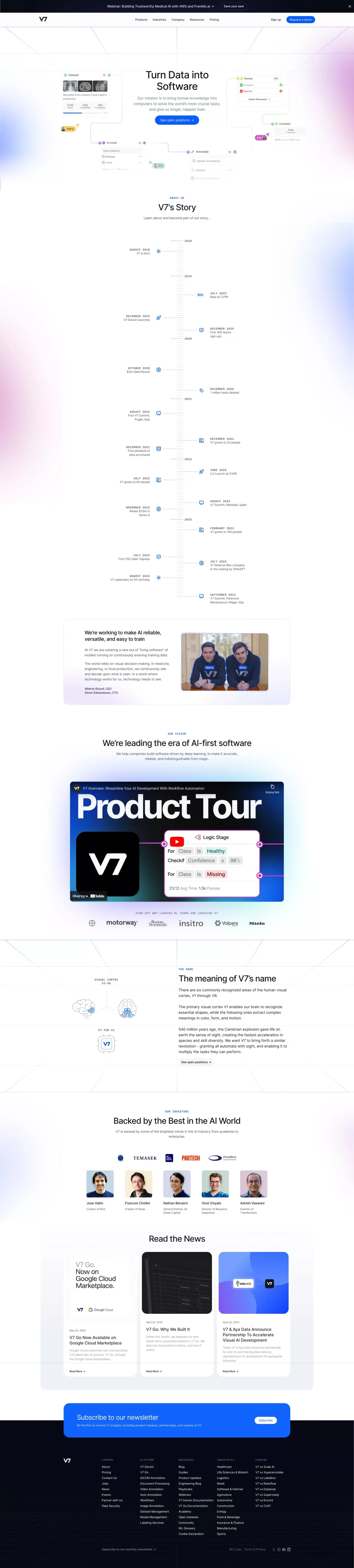 About V7 - About Us  design