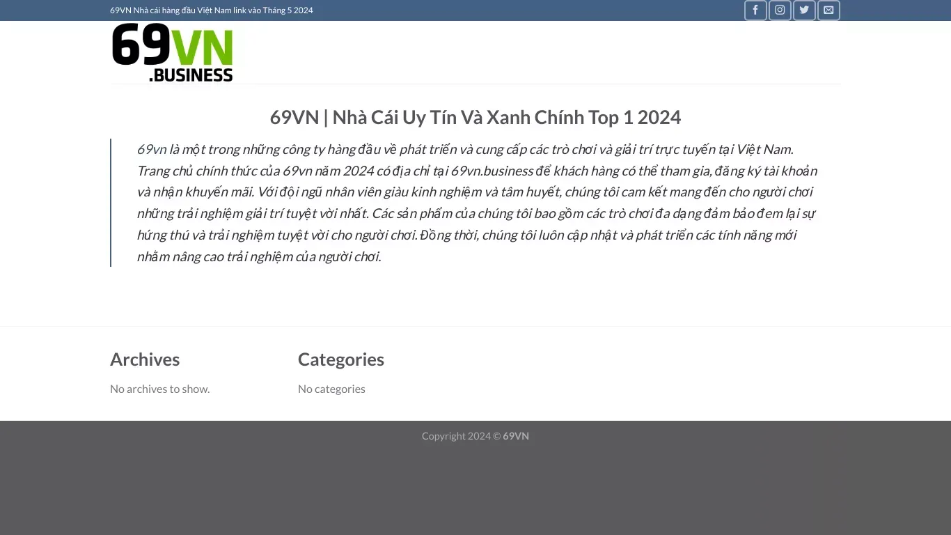 69VN - website design