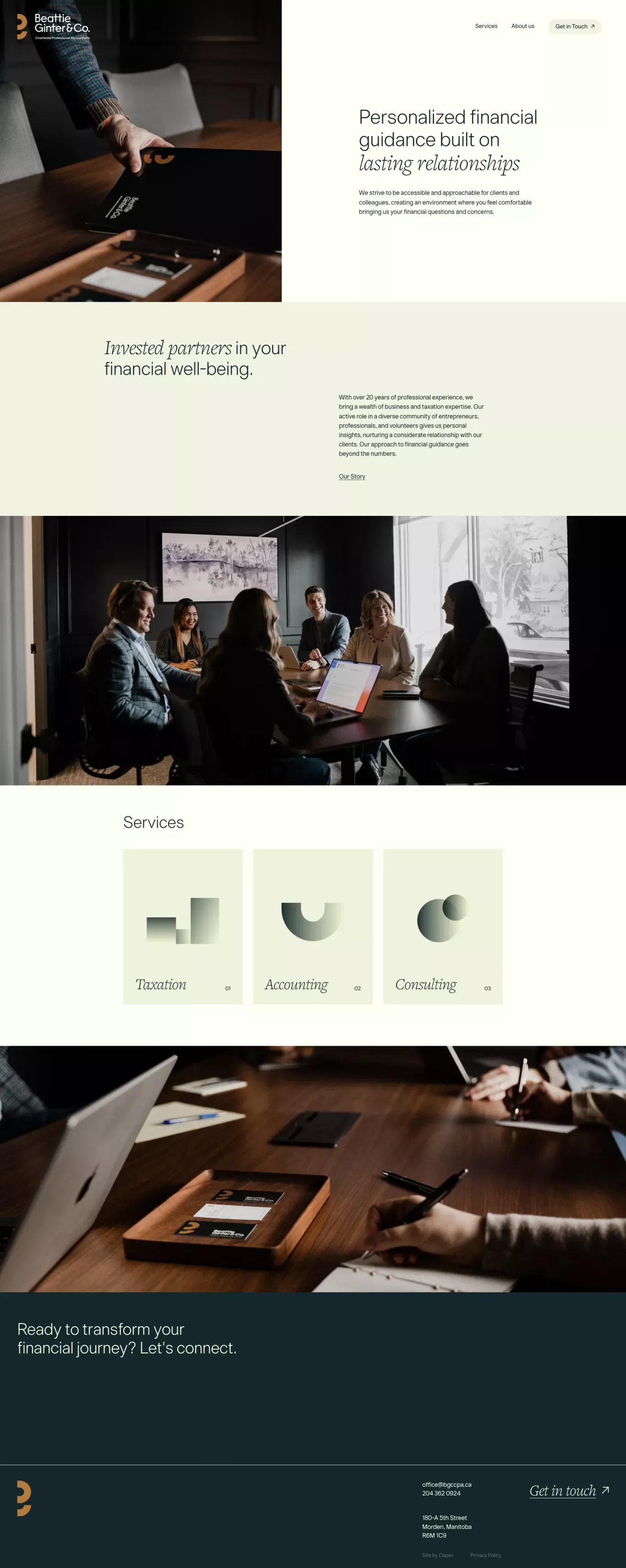 Beattie Ginter & Co. Chartered Professional Accountants - Morden - Other design