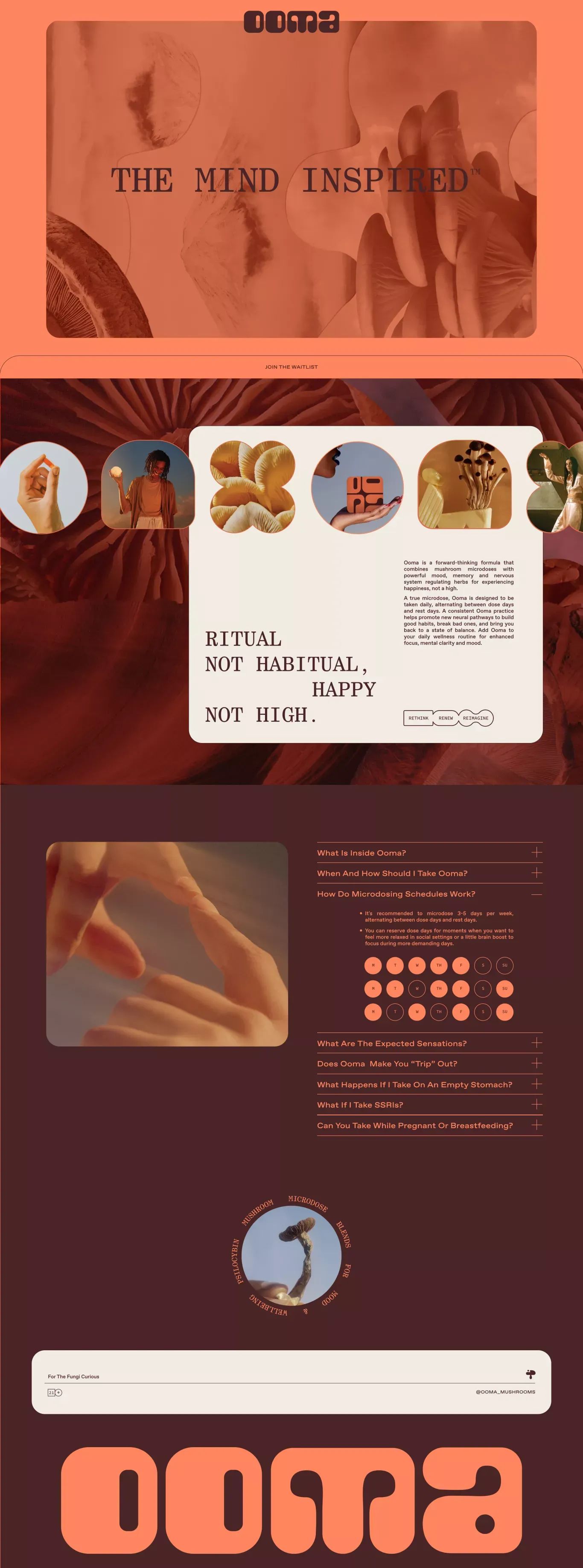 Ooma - Landing design